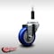 Service Caster 3.5'' SS Blue Poly Wheel Swivel 7/8'' Expanding Stem Caster SCC-SSEX20S3514-PPUB-BLUE-78 - alternate 3